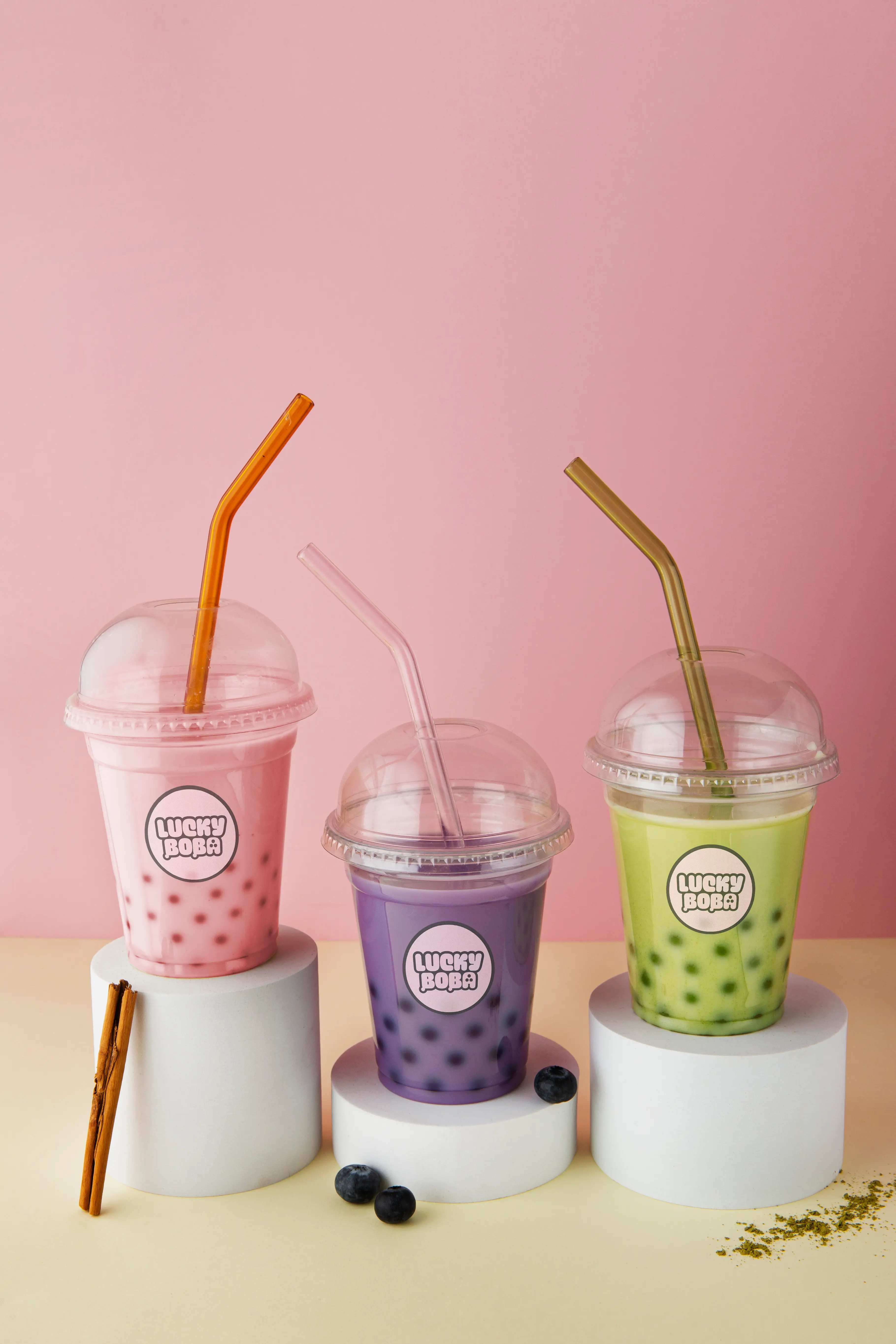 Lucky Boba Boba Tea Mockup